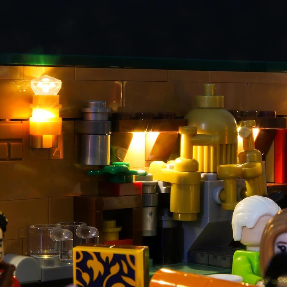 Central Perk 21319 LED Light Kit – Building Block Lighting | Power Brickz™