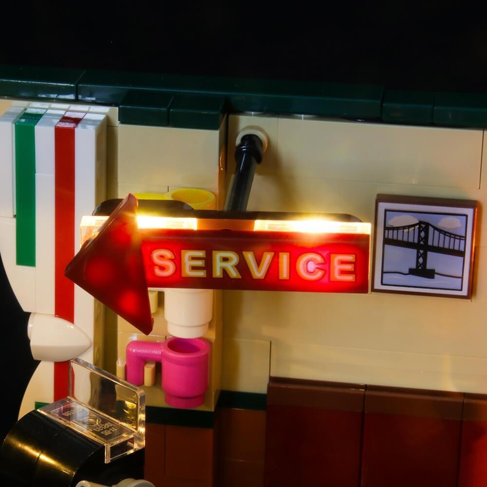 Central Perk 21319 LED Light Kit – Building Block Lighting | Power Brickz™