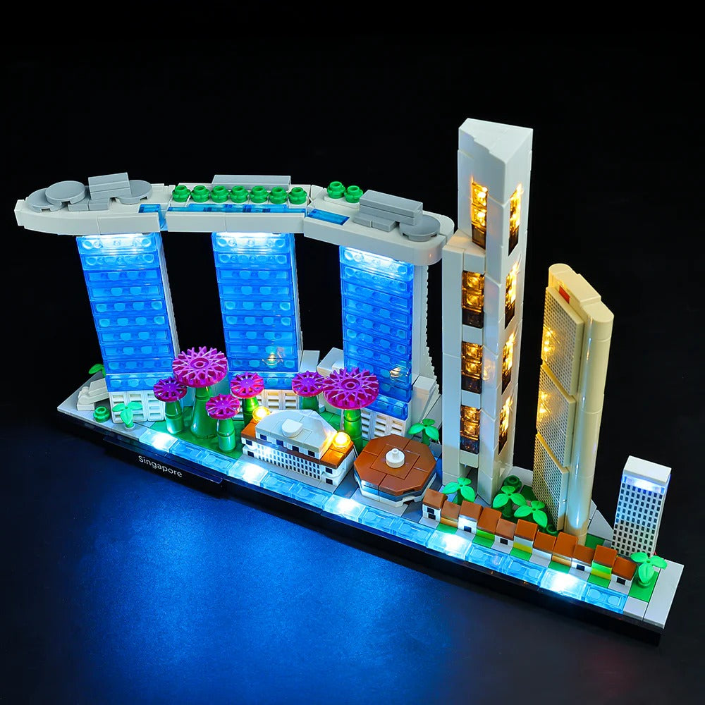 Singapore 21057 LED Light Kit – Building Block Lighting | Power Brickz™