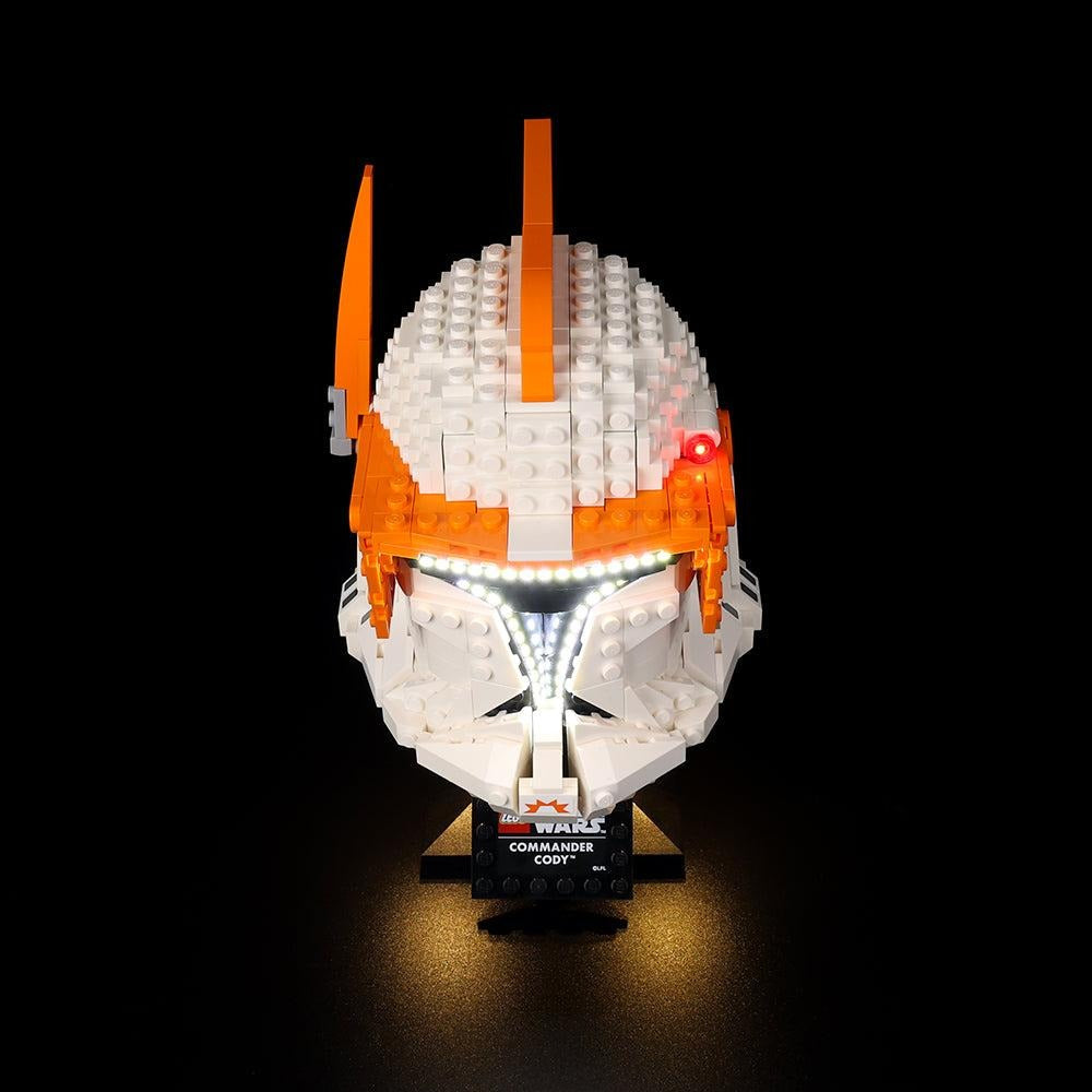 Clone Commander Cody Helmet 75350 LED Light Kit – Building Block Lighting | Power Brickz™