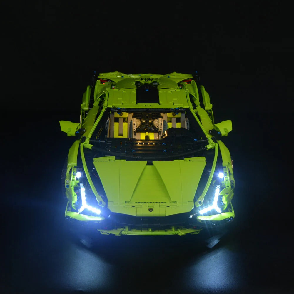 Lamborghini Sián FKP 37 42115 LED Light Kit – Building Block Lighting | Power Brickz™