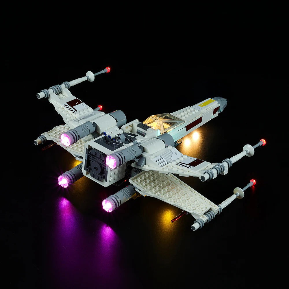 Luke Skywalker's X-Wing Fighter 75301 LED Light Kit – Building Block Lighting | Power Brickz™