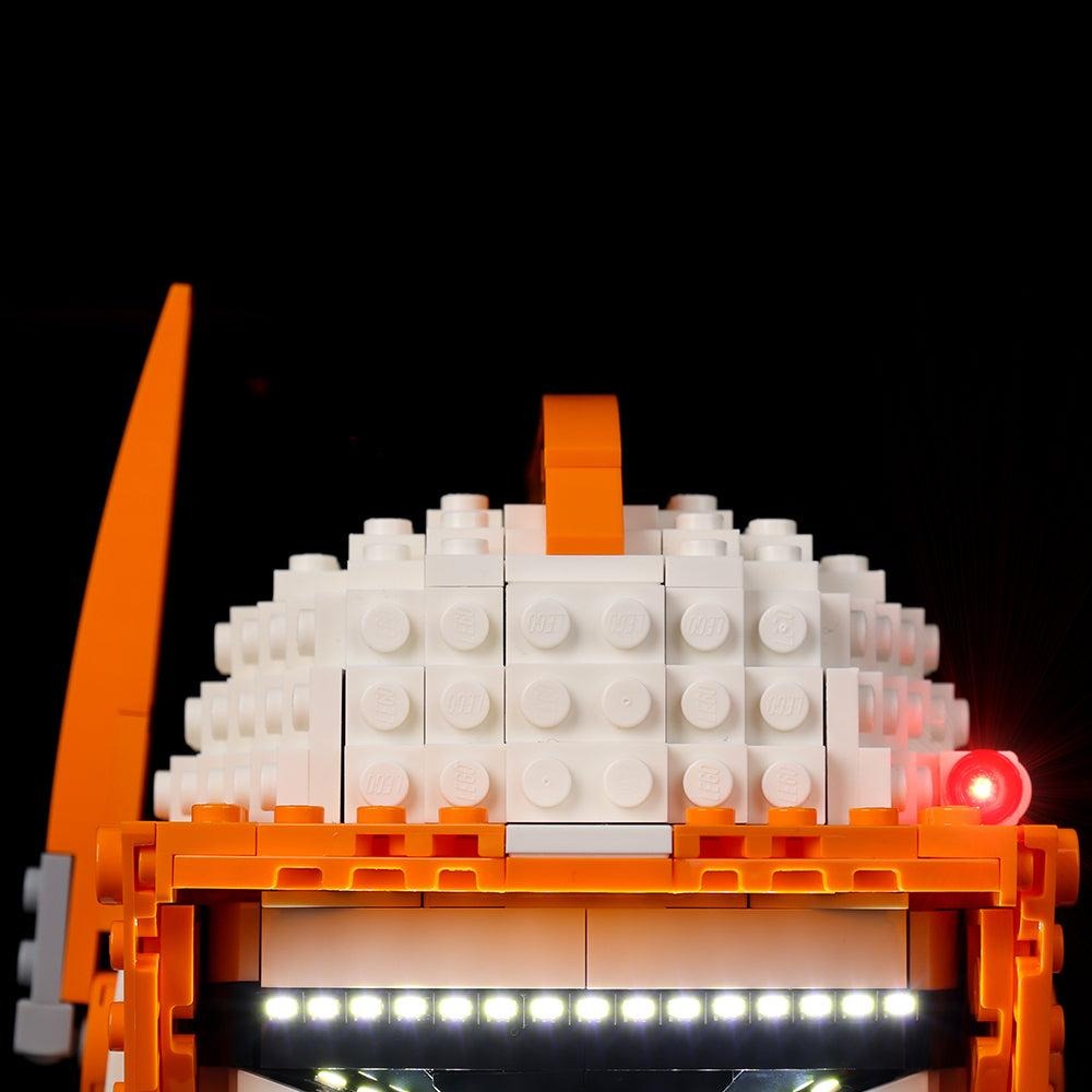 Clone Commander Cody Helmet 75350 LED Light Kit – Building Block Lighting | Power Brickz™