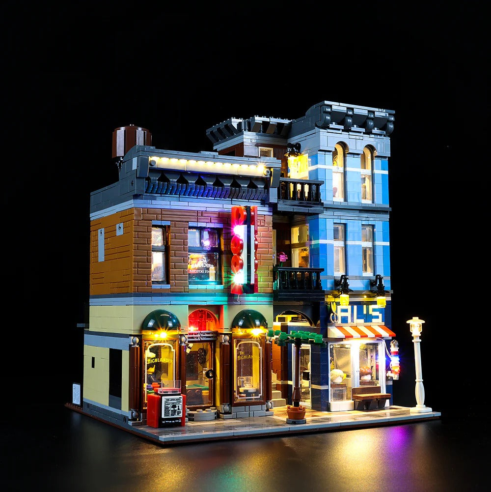 Detective's Office 10246 LED Light Kit – Building Block Lighting | Power Brickz™
