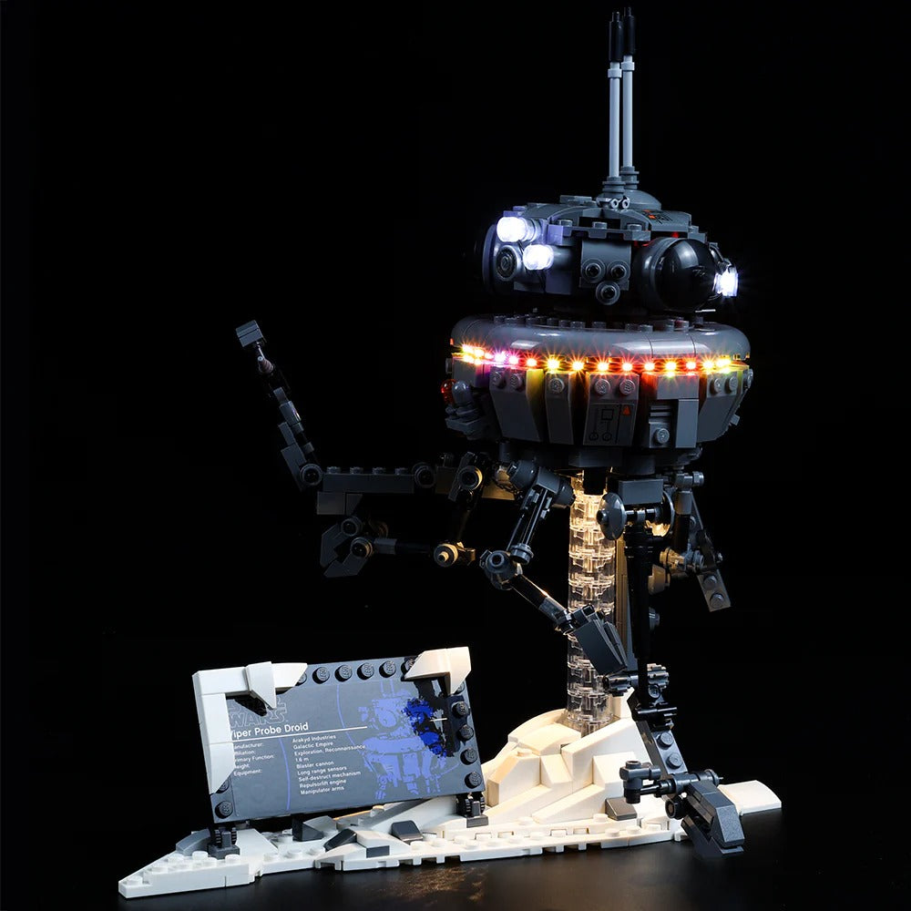Imperial Probe Droid 75306 LED Light Kit – Building Block Lighting | Power Brickz™