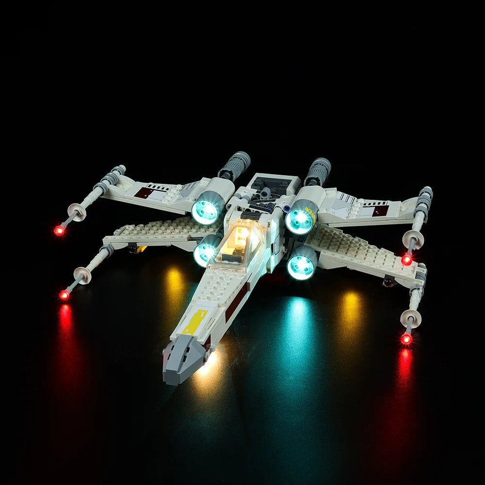 Luke Skywalker's X-Wing Fighter 75301 LED Light Kit – Building Block Lighting | Power Brickz™