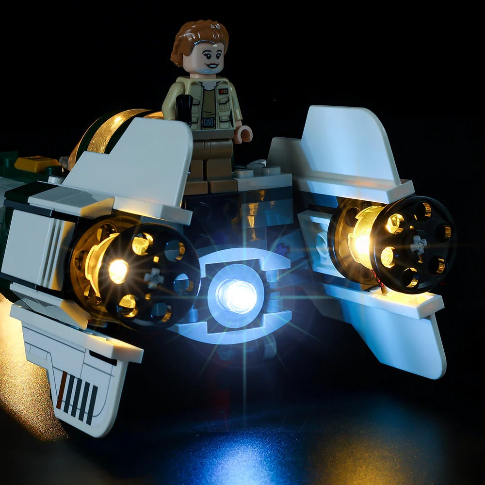 Resistance A-Wing Starfighter 75248 LED Light Kit – Building Block Lighting | Power Brickz™
