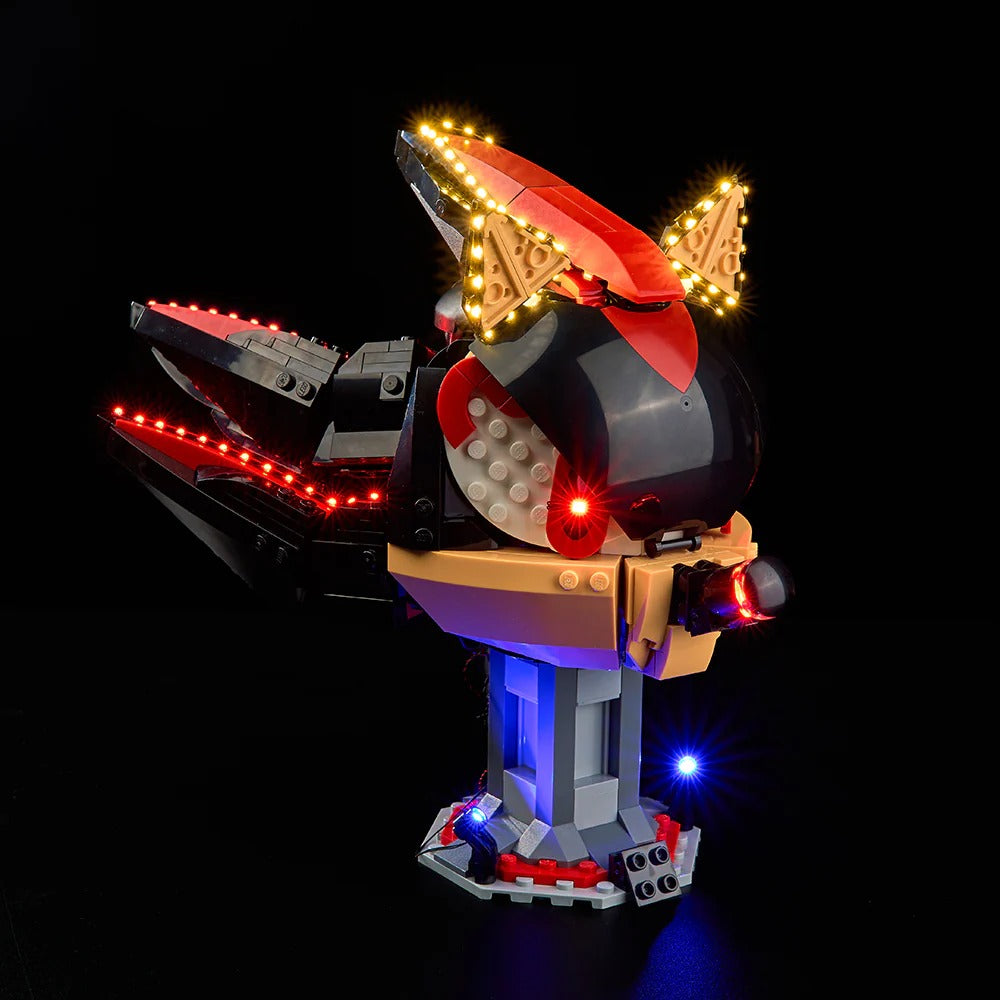 Shadow The Hedgehog 77000 LED Light Kit – Building Block Lighting | Power Brickz™