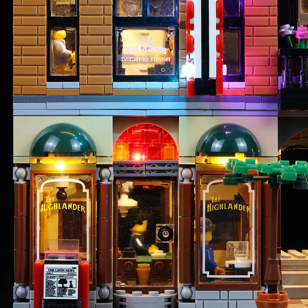 Detective's Office 10246 LED Light Kit – Building Block Lighting | Power Brickz™
