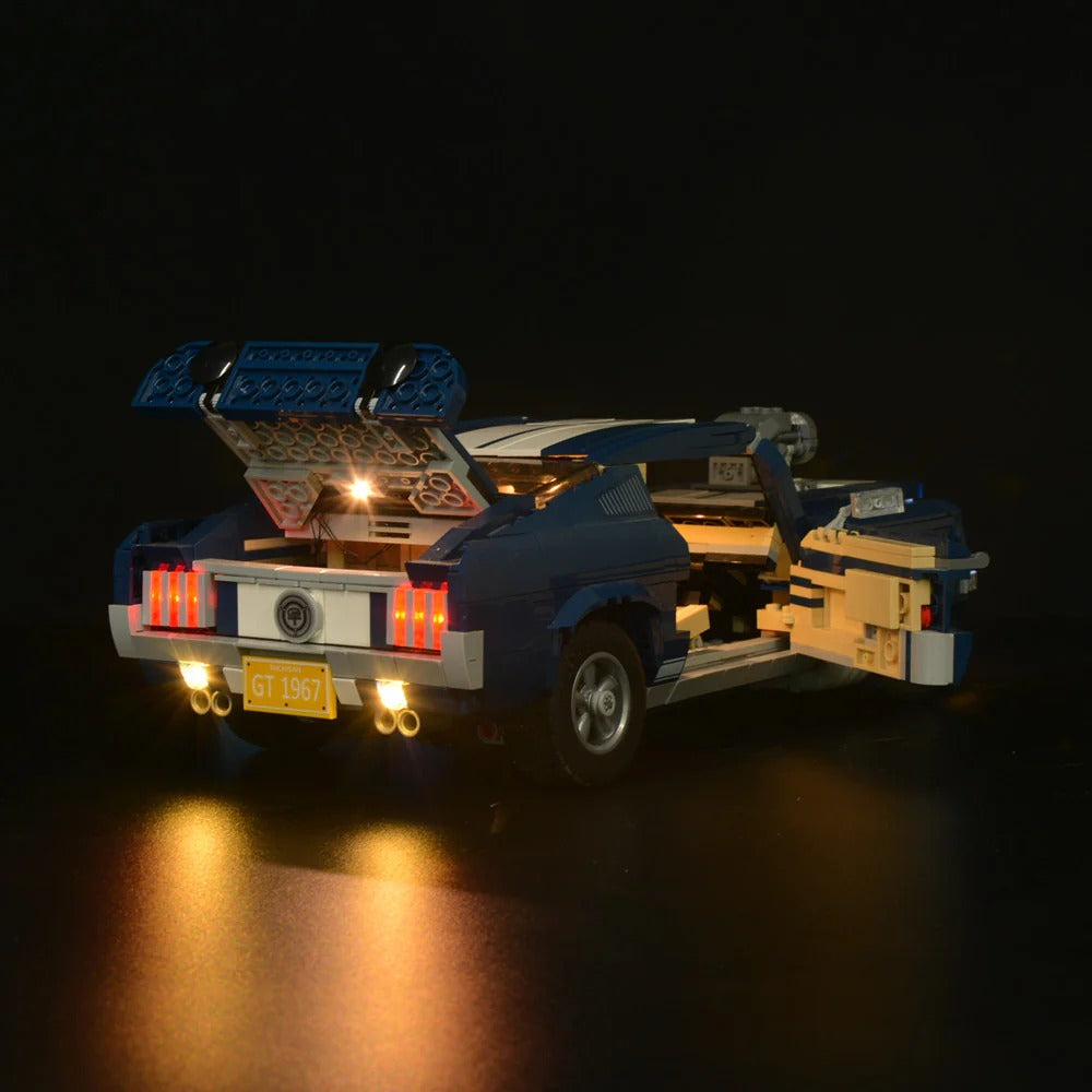 Ford Mustang 10265 LED Light Kit – Building Block Lighting | Power Brickz™