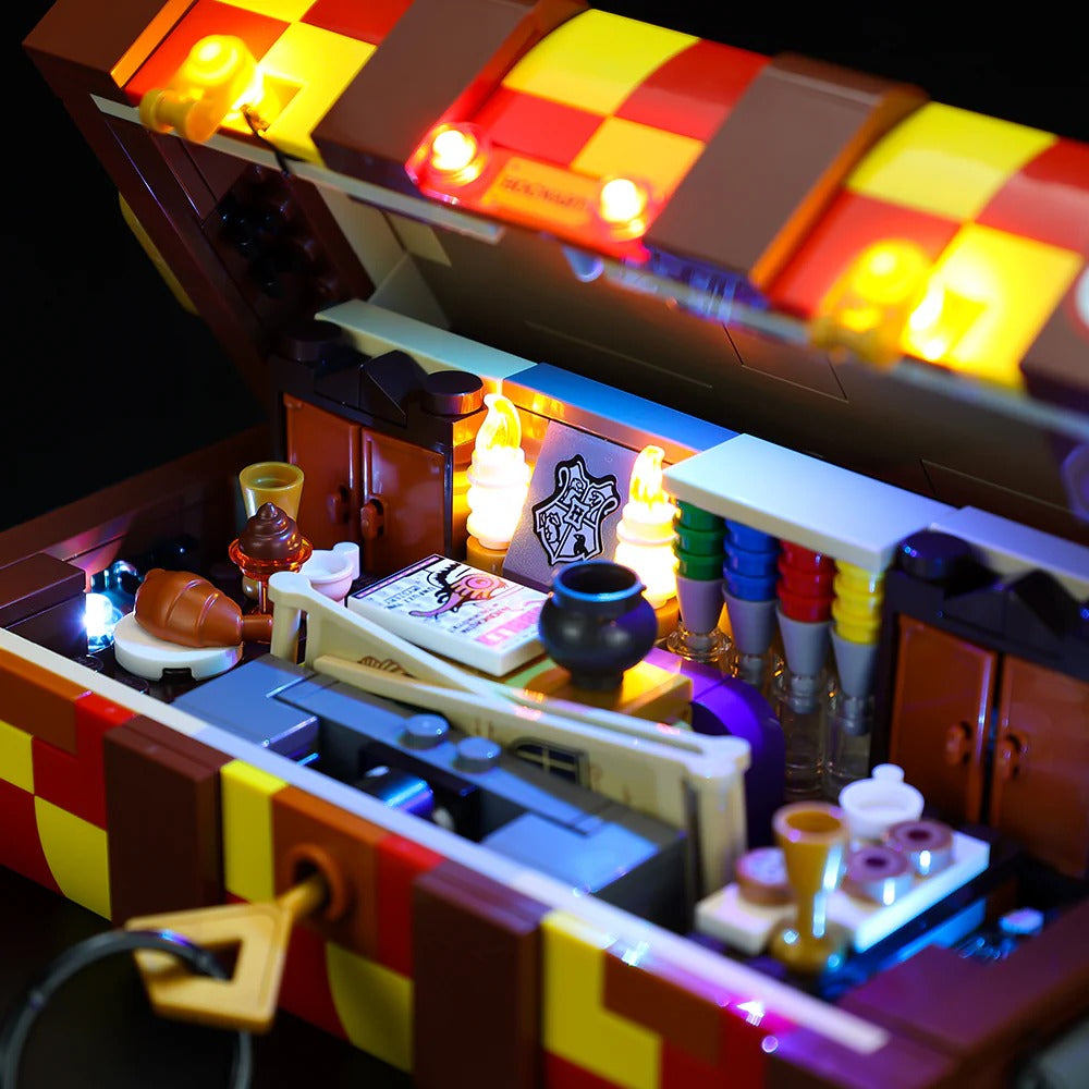 Hogwarts Magical Trunk 76399 LED Light Kit – Building Block Lighting | Power Brickz™