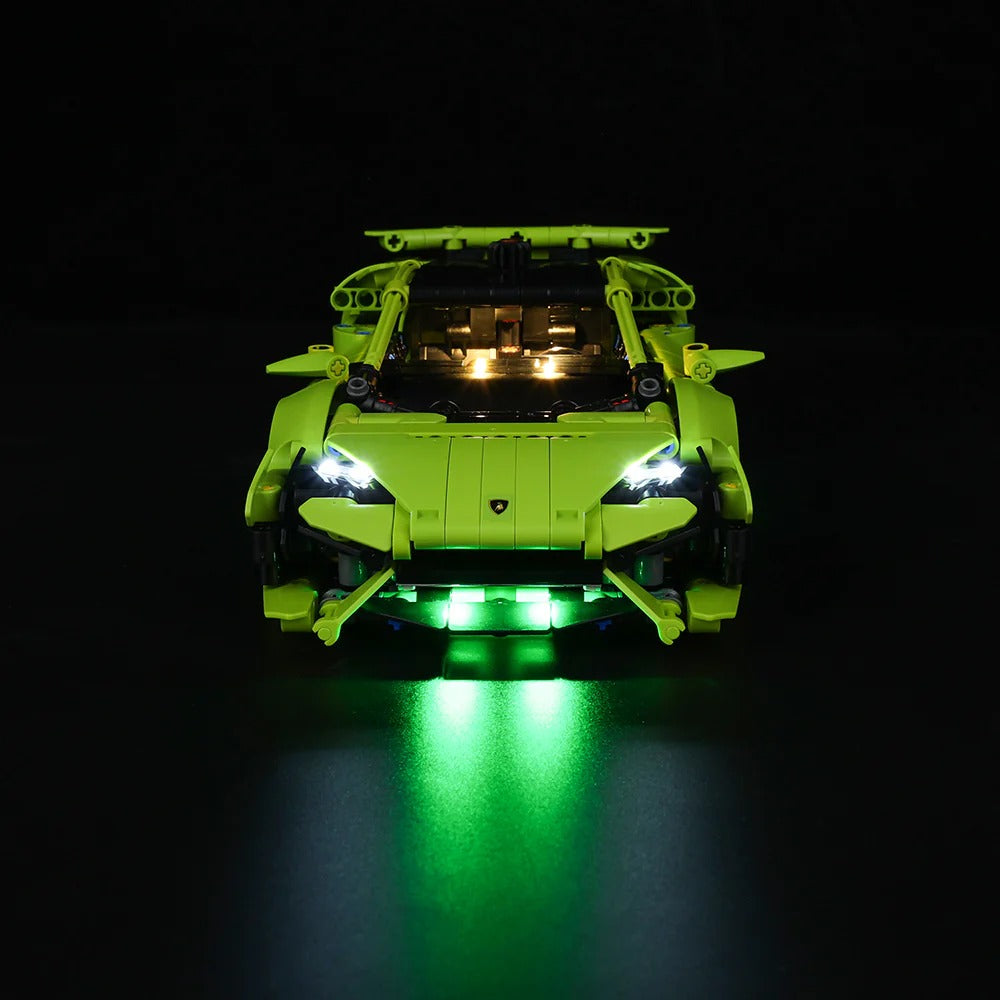 Lamborghini Huracàn Tecnica 42161 LED Light Kit – Building Block Lighting | Power Brickz™