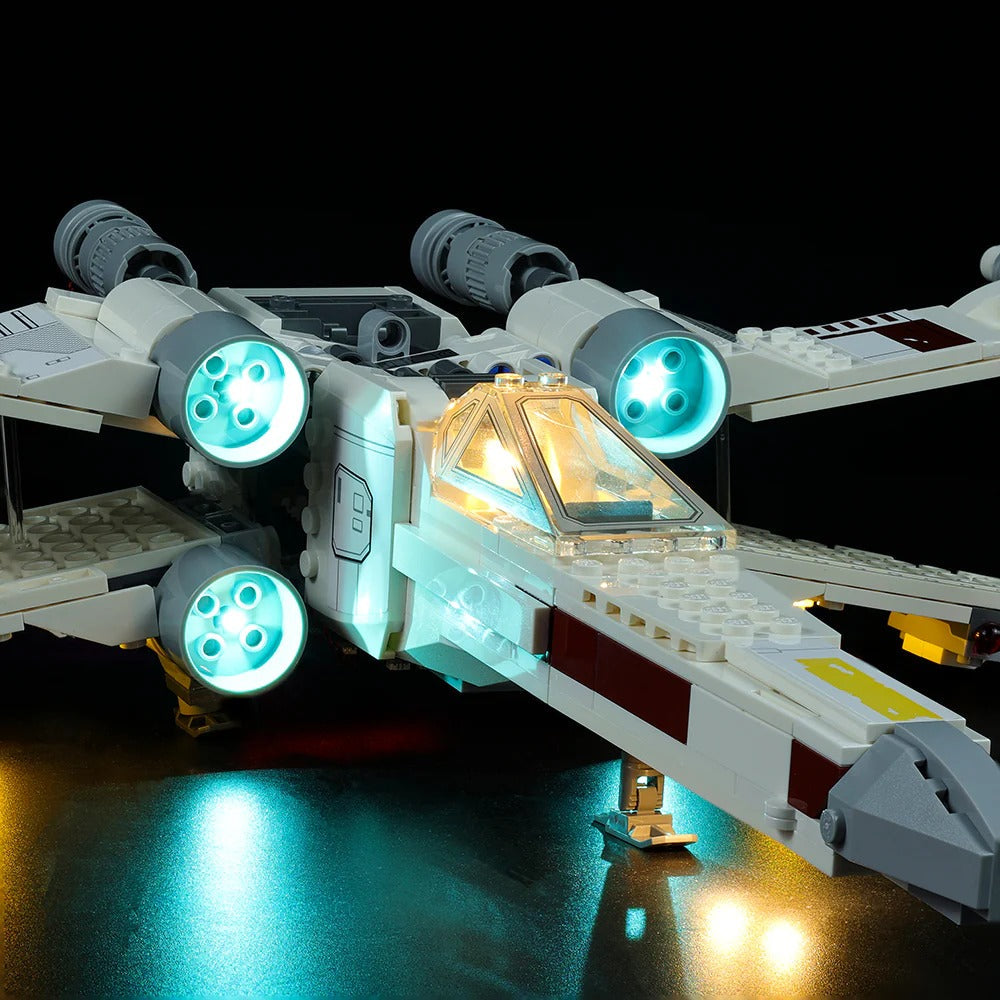 Luke Skywalker's X-Wing Fighter 75301 LED Light Kit – Building Block Lighting | Power Brickz™
