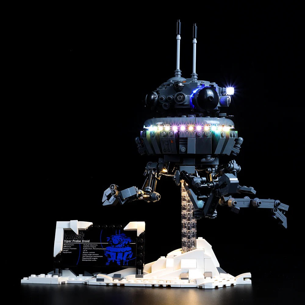 Imperial Probe Droid 75306 LED Light Kit – Building Block Lighting | Power Brickz™