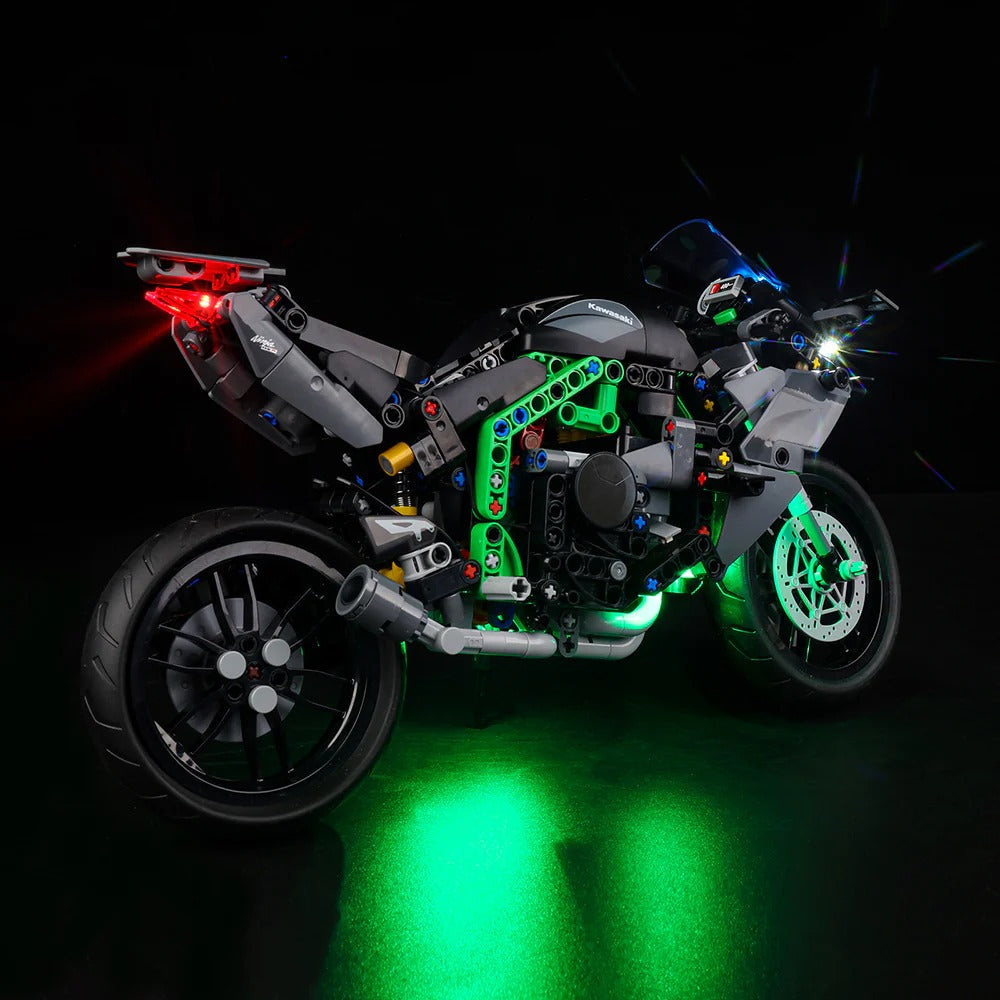 Kawasaki Ninja H2R Motorcycle 42170 LED Light Kit – Building Block Lighting | Power Brickz™