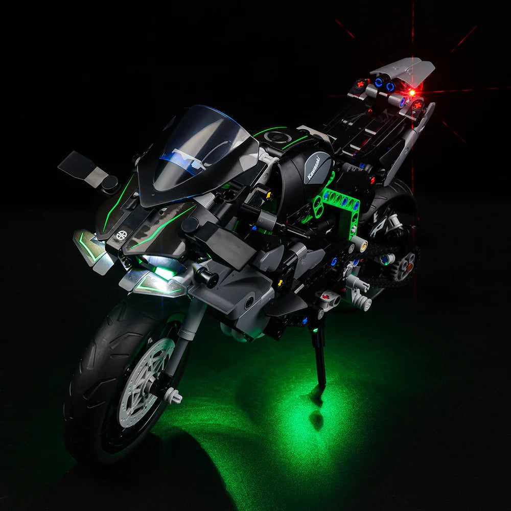 Kawasaki Ninja H2R Motorcycle 42170 LED Light Kit – Building Block Lighting | Power Brickz™