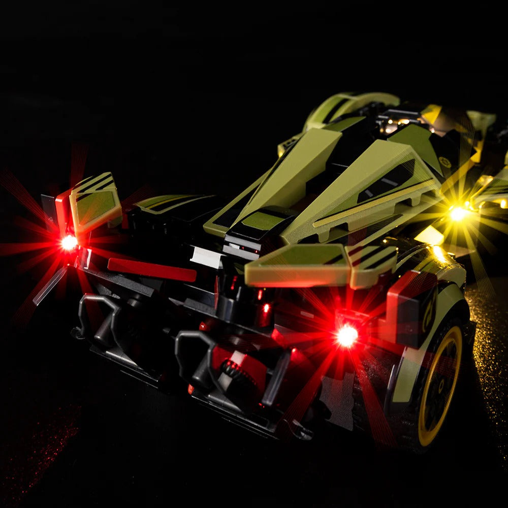 Lamborghini Lambo V12 Vision GT Super Car 76923 LED Light Kit – Building Block Lighting | Power Brickz™