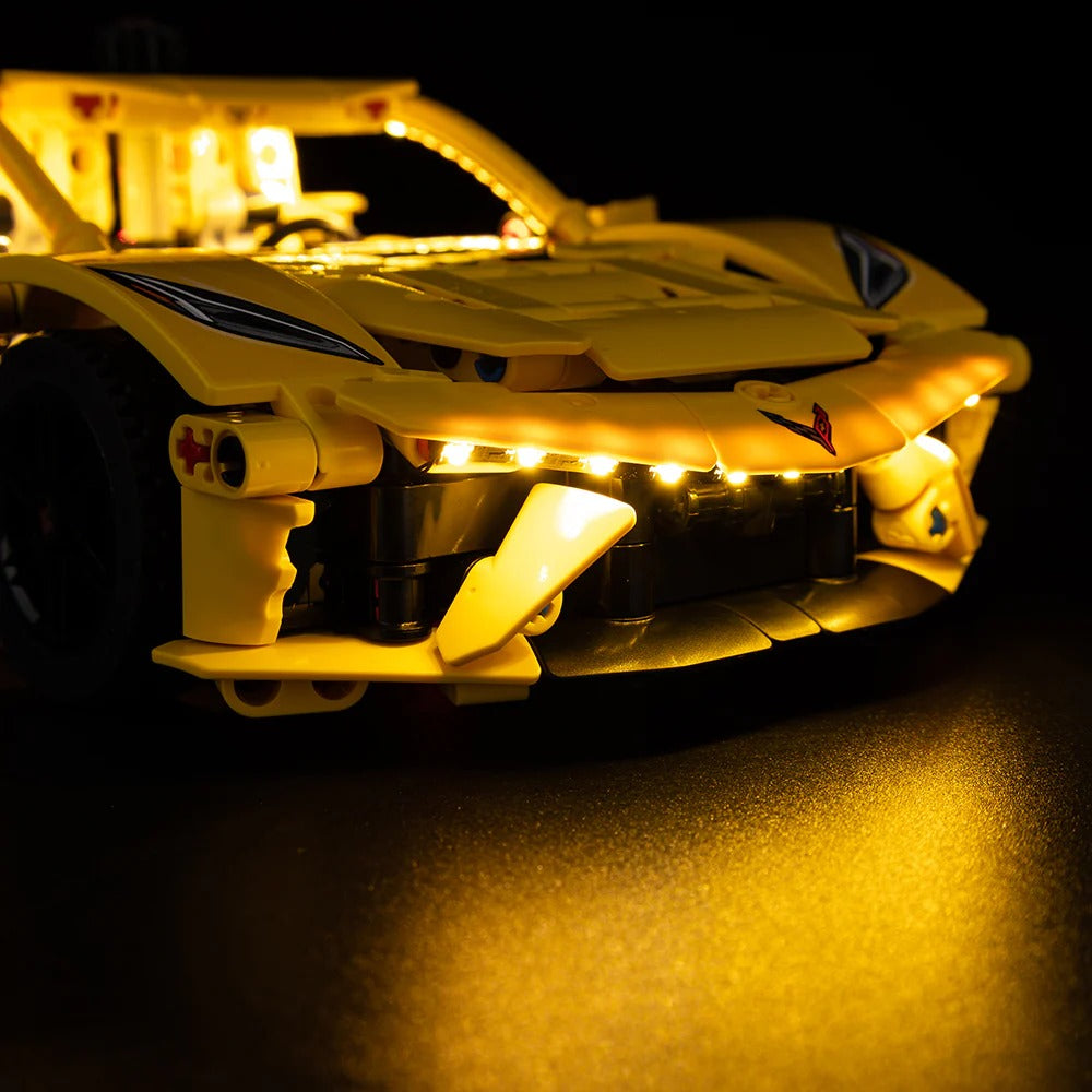 Chevrolet Corvette Stingray 42205 LED Light Kit – Building Block Lighting | Power Brickz™