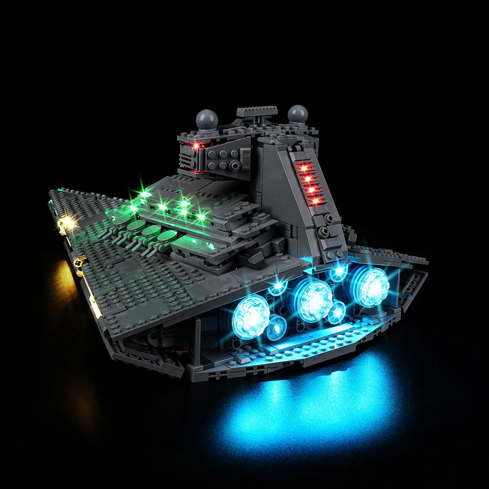 Imperial Star Destroyer 75394 LED Light Kit – Building Block Lighting | Power Brickz™