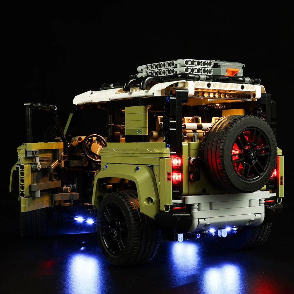 Land Rover Defender 42110 LED Light Kit – Building Block Lighting | Power Brickz™