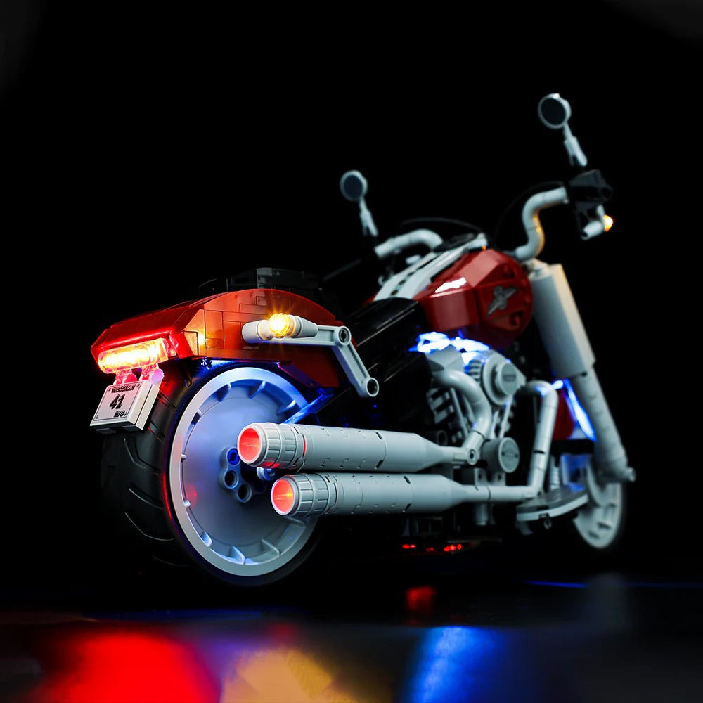 Harley-Davidson Fat Boy 10269 LED Light Kit – Building Block Lighting | Power Brickz™