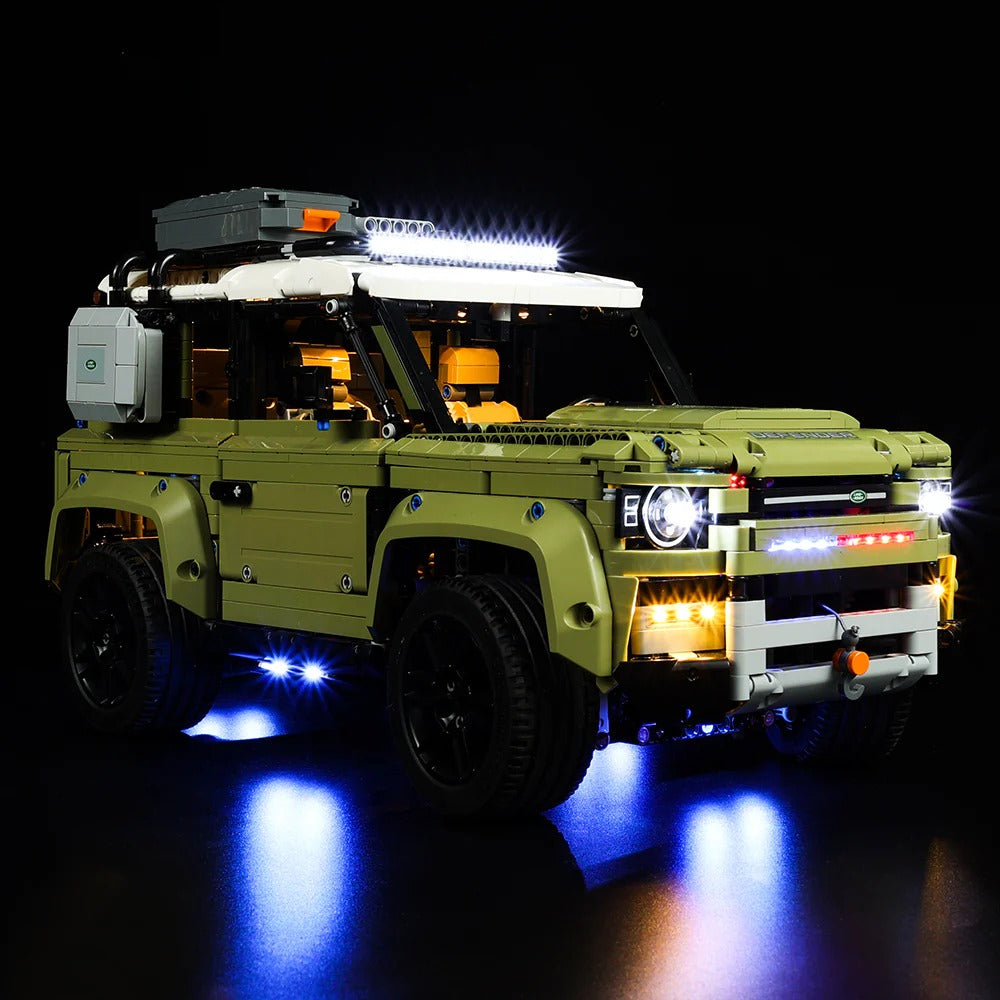 Land Rover Defender 42110 LED Light Kit – Building Block Lighting | Power Brickz™