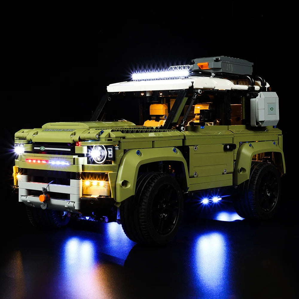 Land Rover Defender 42110 LED Light Kit – Building Block Lighting | Power Brickz™