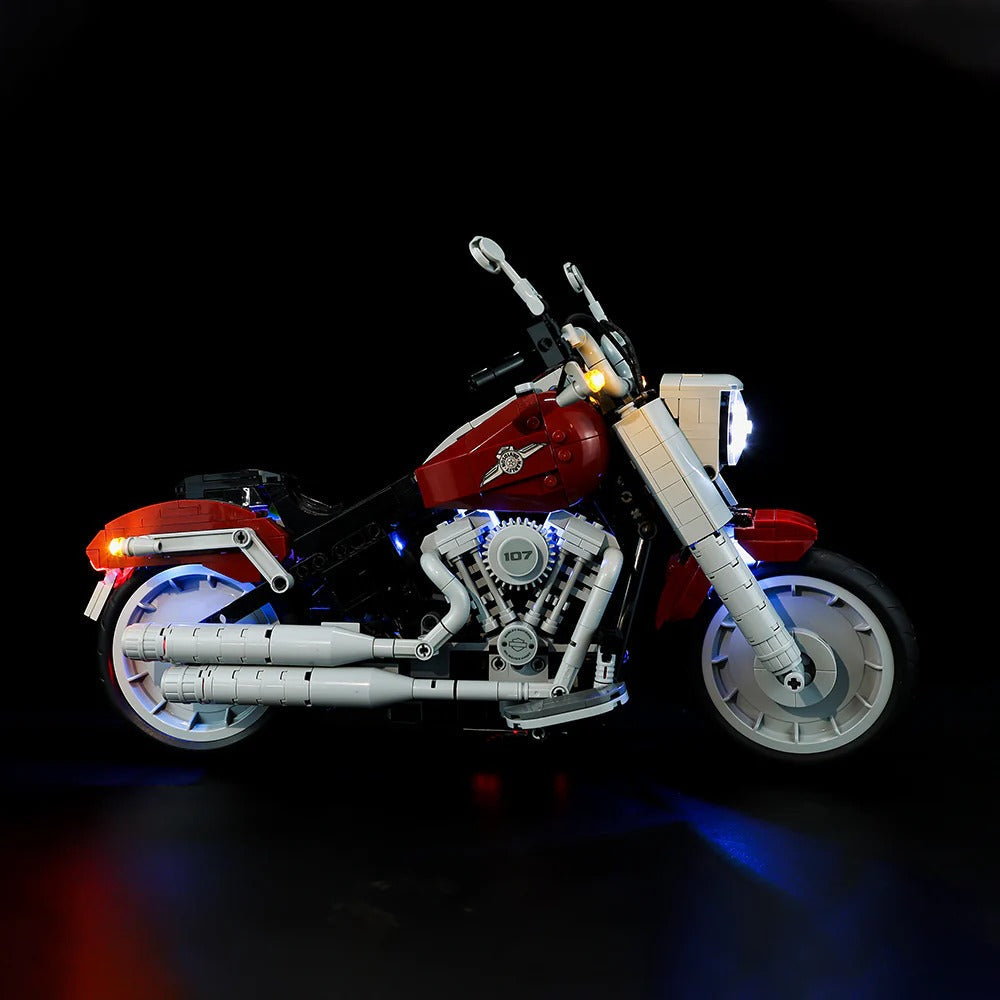 Harley-Davidson Fat Boy 10269 LED Light Kit – Building Block Lighting | Power Brickz™