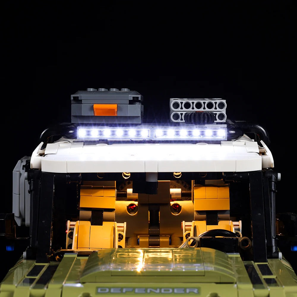 Land Rover Defender 42110 LED Light Kit – Building Block Lighting | Power Brickz™