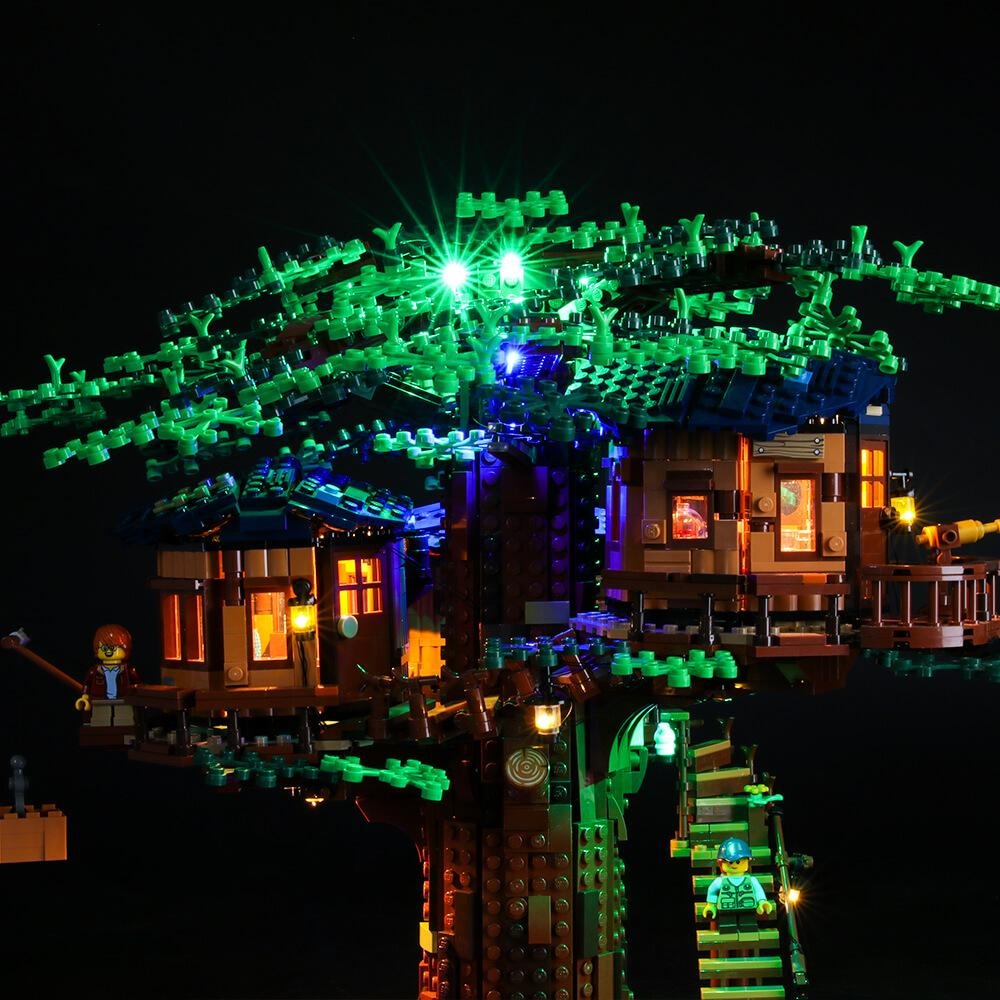Tree House 21318 LED Light Kit – Building Block Lighting | Power Brickz™