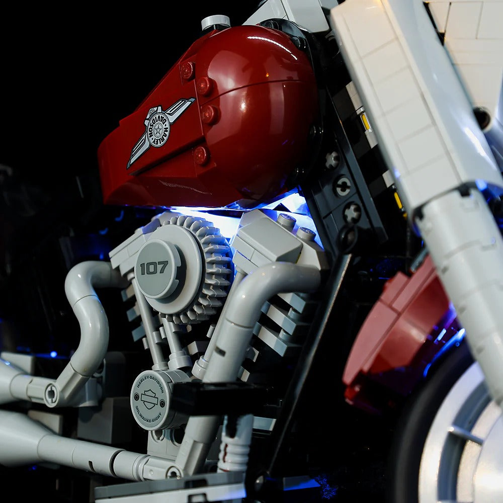 Harley-Davidson Fat Boy 10269 LED Light Kit – Building Block Lighting | Power Brickz™