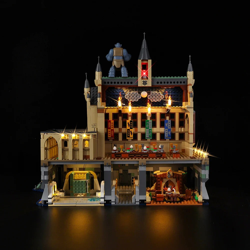 Hogwarts Castle: The Great Hall 76435 LED Light Kit – Building Block Lighting | Power Brickz™