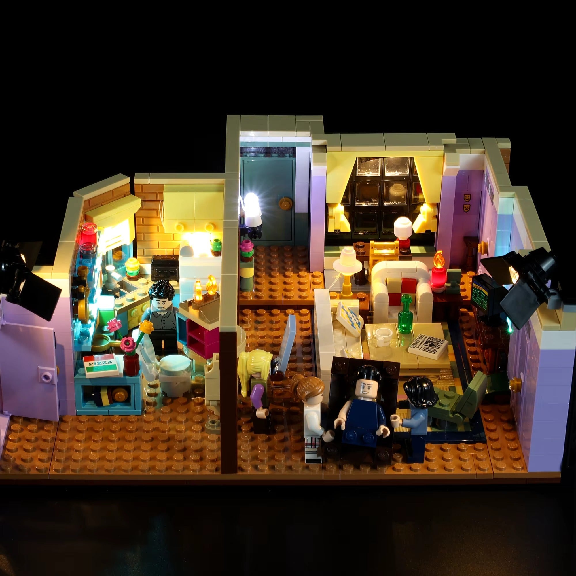 The Friends Apartments 10292 LED Light Kit – Building Block Lighting | Power Brickz™