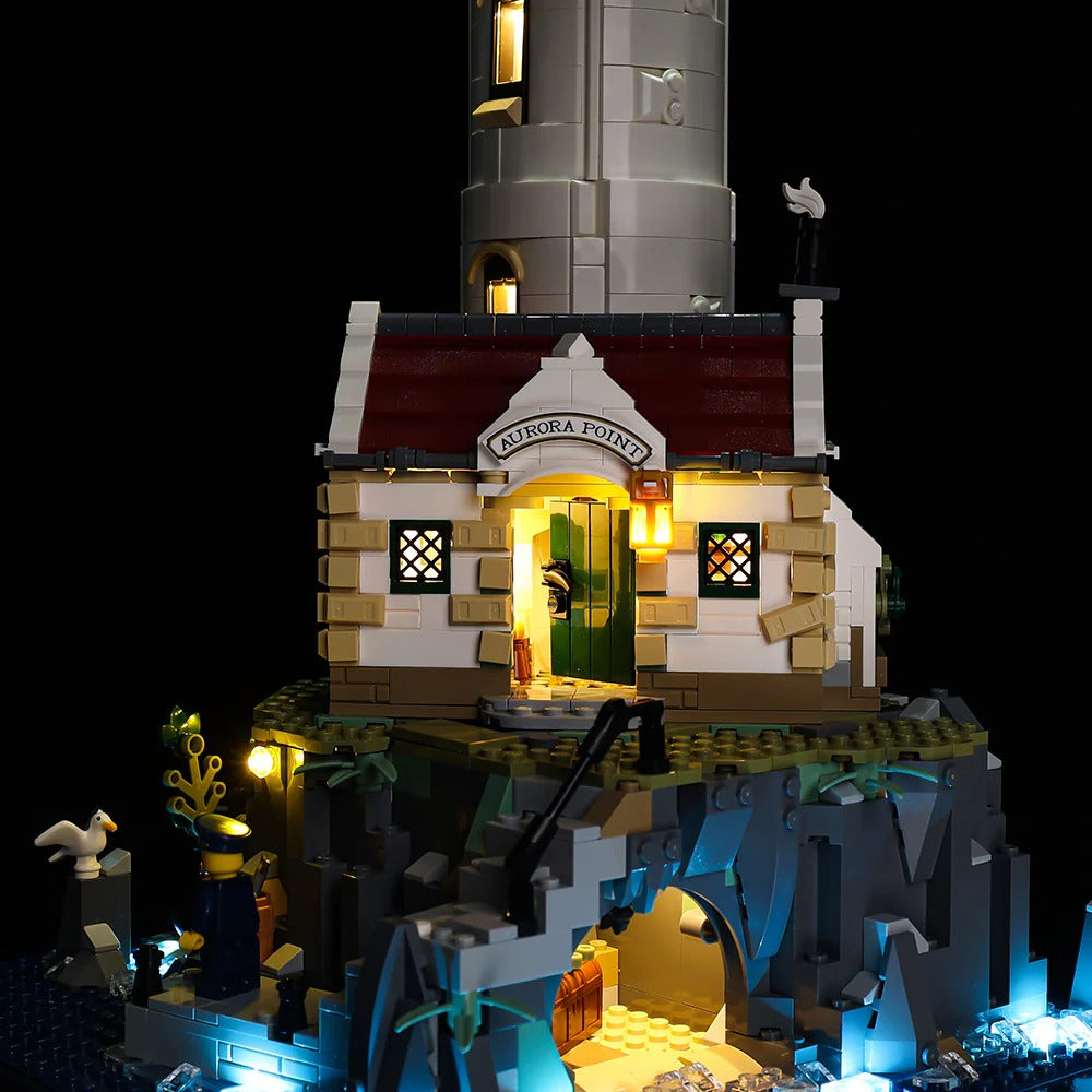 Motorized Lighthouse 21335 LED Light Kit – Building Block Lighting | Power Brickz™