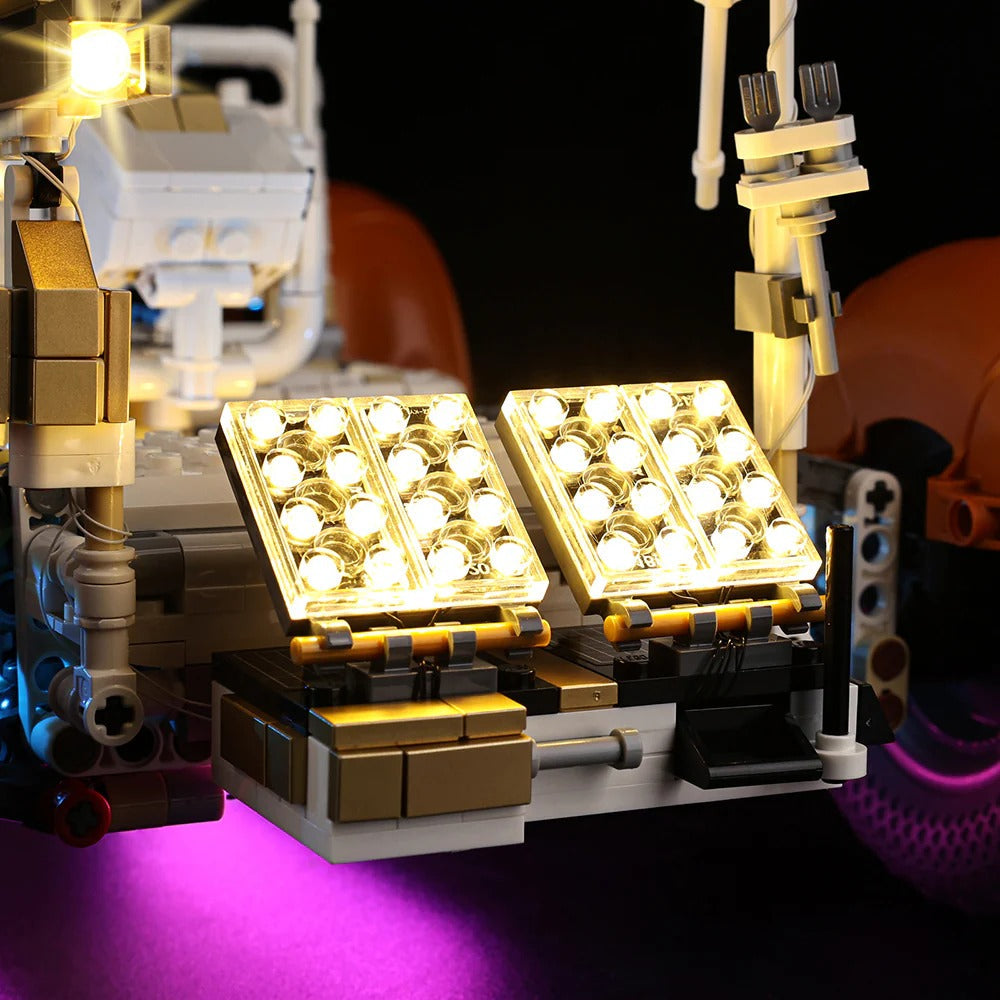 NASA Apollo Lunar Roving Vehicle - LRV 42182 LED Light Kit – Building Block Lighting | Power Brickz™