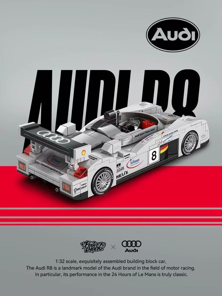 Le Mans Prototype V8 Racer - Building Blocks Set | Power Brickz