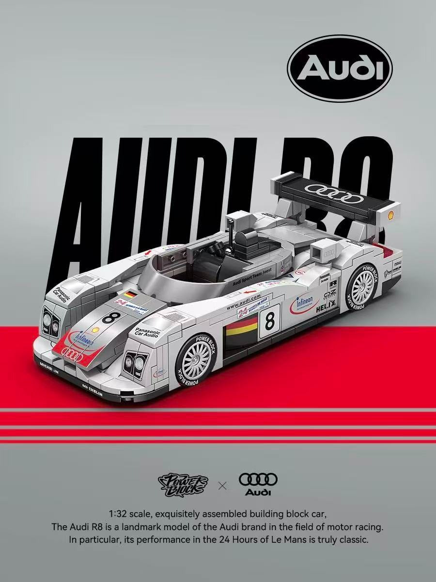 Le Mans Prototype V8 Racer - Building Blocks Set | Power Brickz