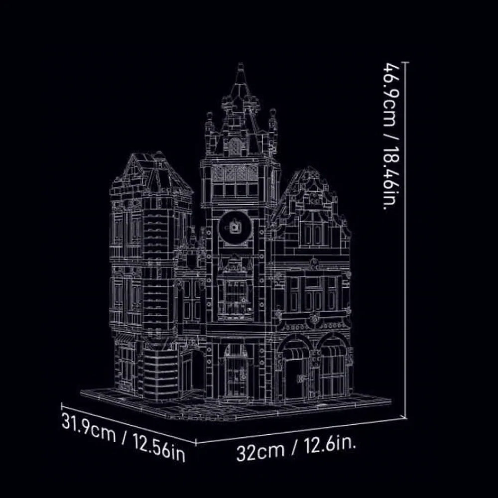 Clock Tower Modular Building | 3023 Pcs