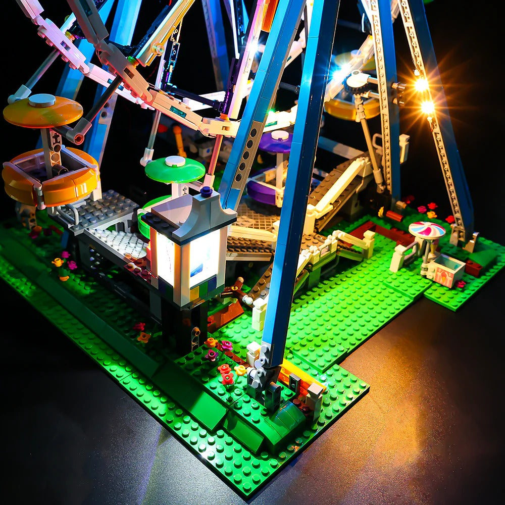 Ferris Wheel 10247 LED Light Kit – Building Block Lighting | Power Brickz™
