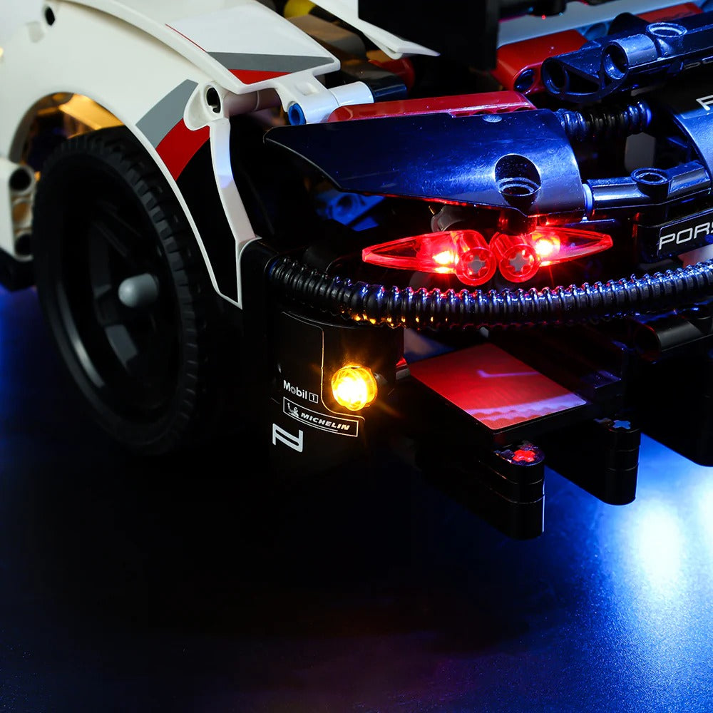 Porsche 911 RSR 42096 LED Light Kit – Building Block Lighting | Power Brickz™