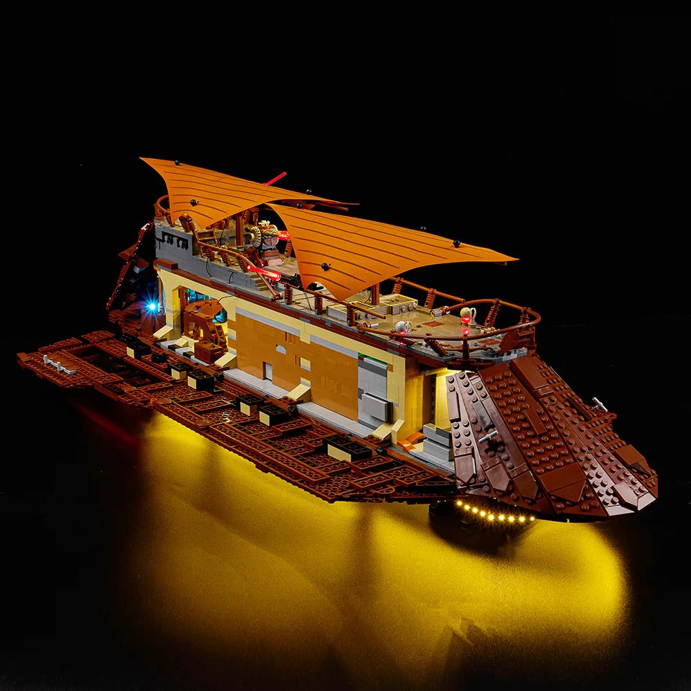 Jabba's Sail Barge 75397 LED Light Kit – Building Block Lighting | Power Brickz™