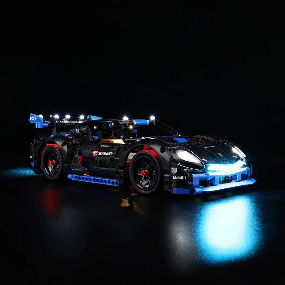 Porsche GT4 E-Performance Race Car 42176 LED Light Kit – Building Block Lighting | Power Brickz™