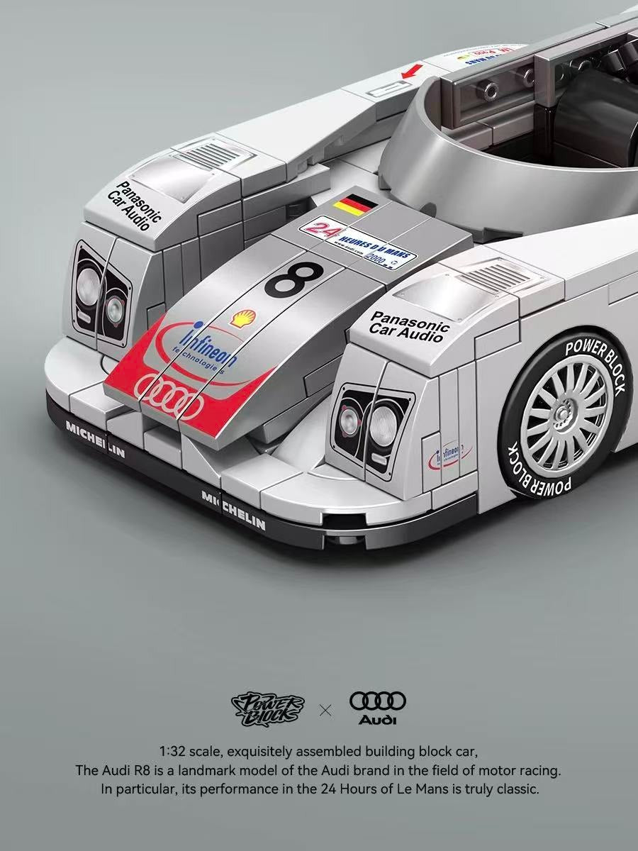 Le Mans Prototype V8 Racer - Building Blocks Set | Power Brickz