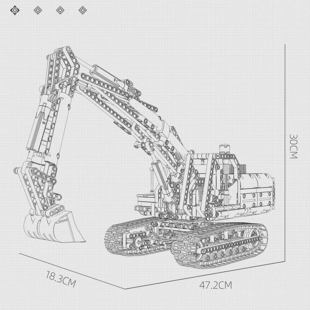 Crawler Excavator | 1246 Pcs