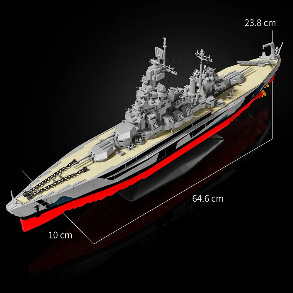 USS Colorado Military made from Building Blocks Kit