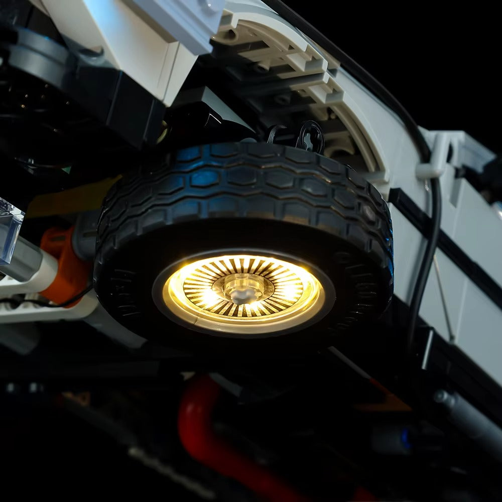 Back To The Future Time Machine 10300 LED Light Kit – Building Block Lighting | Power Brickz™