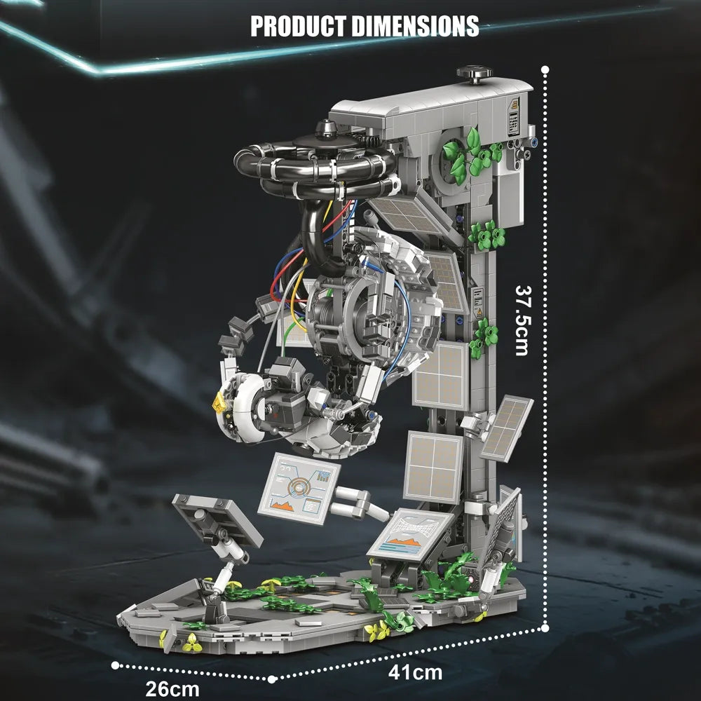 Portal 2 GLaDOS Game – brick-built display model made from building blocks