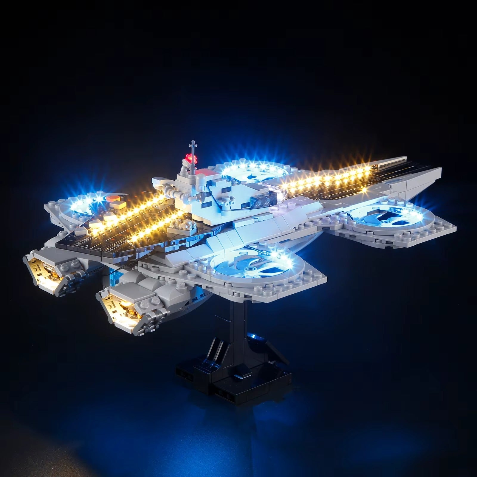 The Avengers Helicarrier 76295 LED Light Kit – Building Block Lighting | Power Brickz™