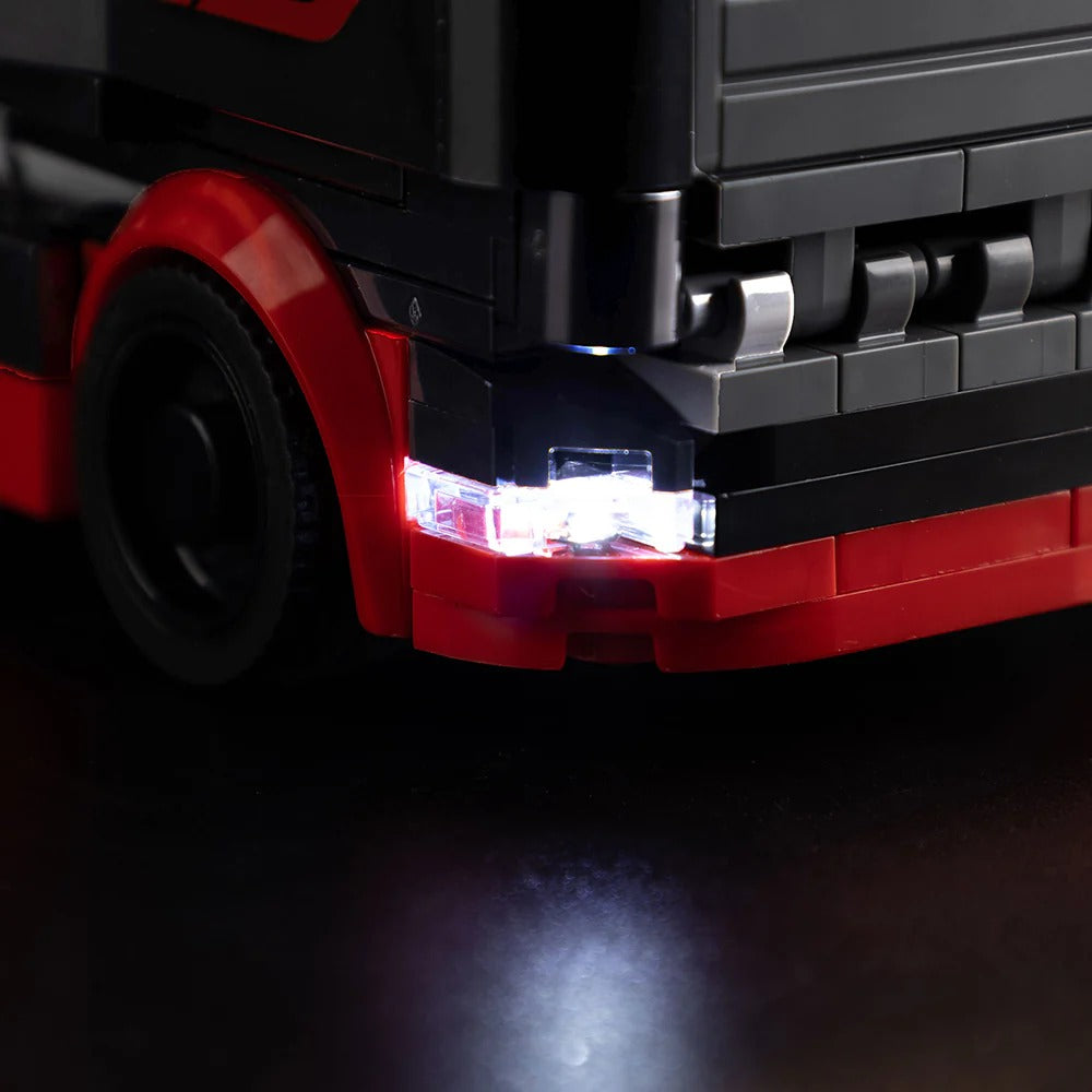 F1 Truck With RB20 & AMR24 F1 Cars 60445 LED Light Kit – Building Block Lighting | Power Brickz™