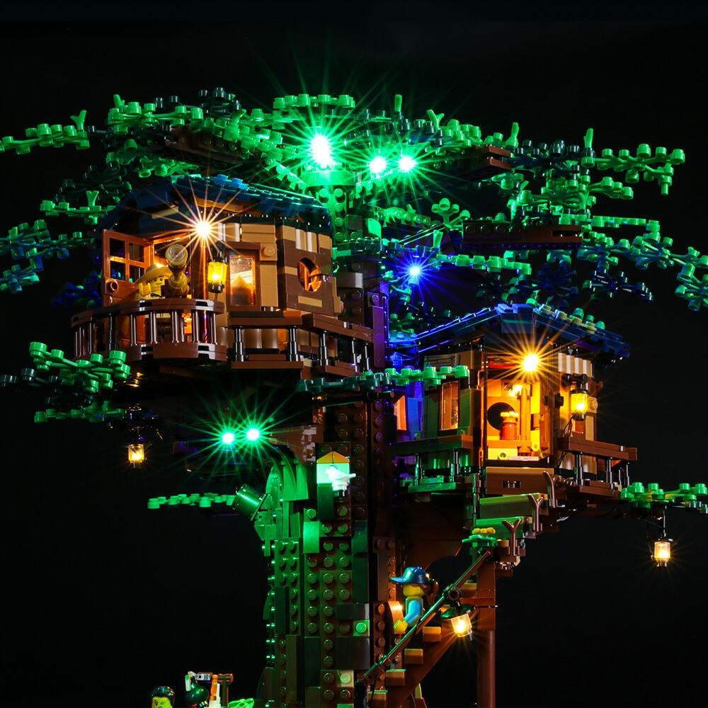Tree House 21318 LED Light Kit – Building Block Lighting | Power Brickz™